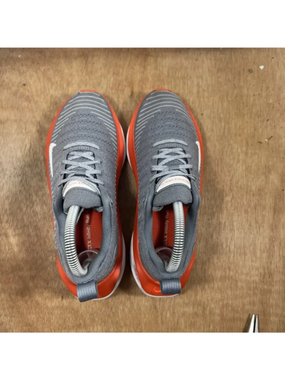 New NIKE ReactX Infinity Run 4 Women Size 7 Running Shoes Orange FJ1222-005